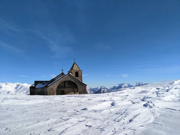 San Lucio Italia Diciembre 2017 Refugio Cima San Lucio —  Fotos de Stock