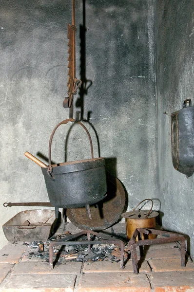 Стара зона приготування їжі — стокове фото