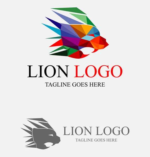 Logo de Lion Pixel — Archivo Imágenes Vectoriales