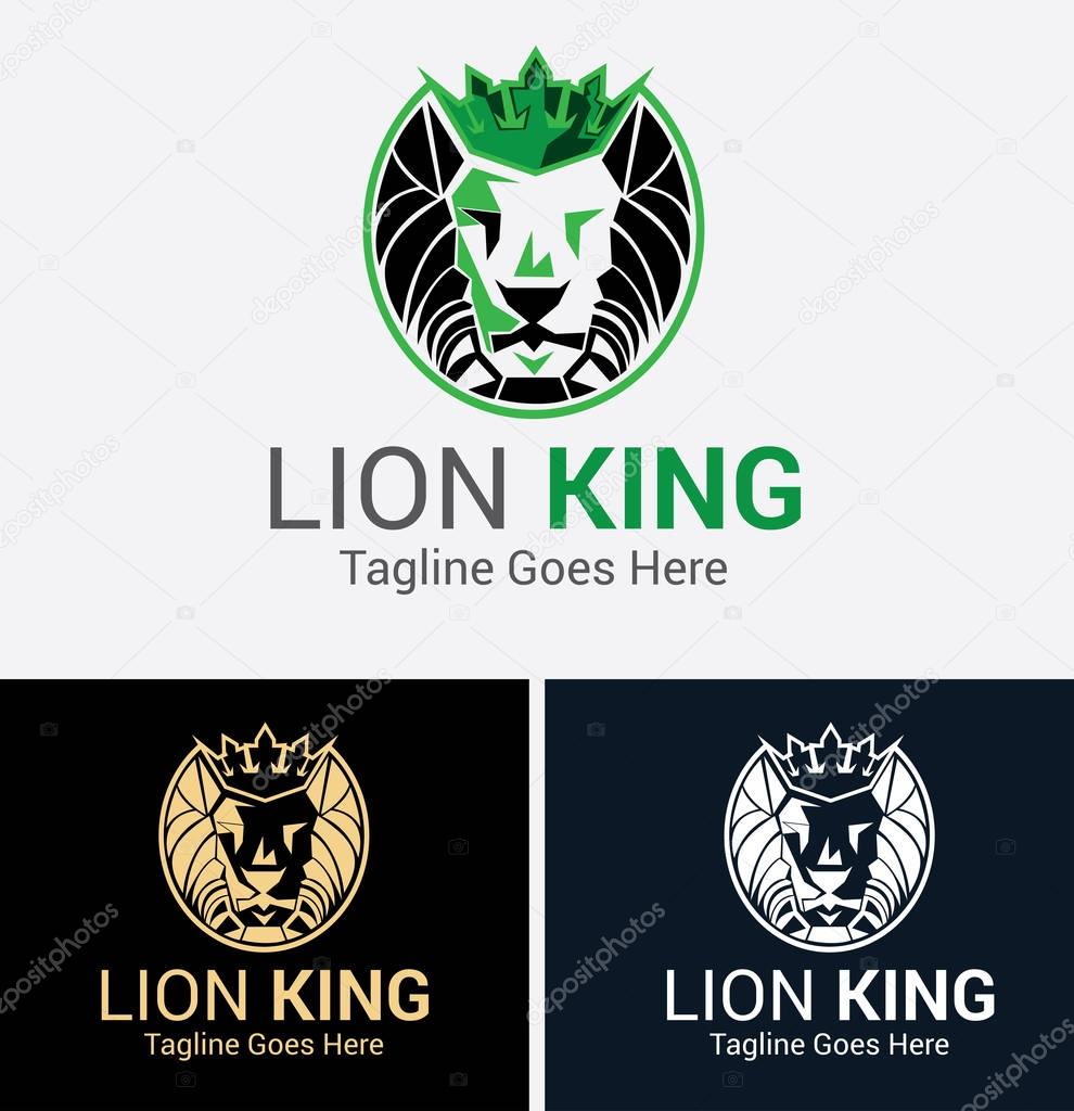 Vector image of an lion