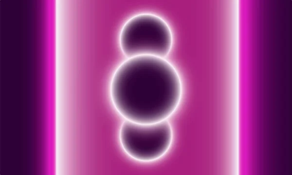 Dark Purple Shape White Glow — Stock Photo, Image