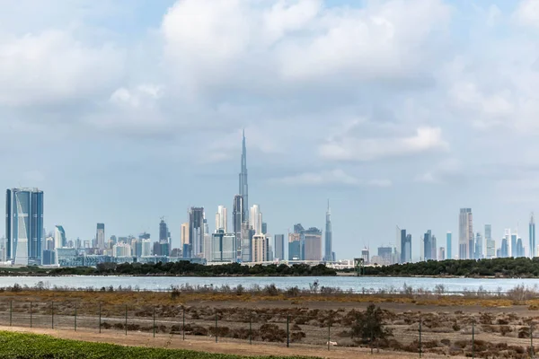 Amazing View Burj Khalifa World Tallest Tower Sheikh Zayed Road — Stock Photo, Image