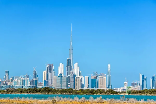 Atemberaubende Aussicht Auf Den Burj Khalifa Den Höchsten Turm Der — Stockfoto