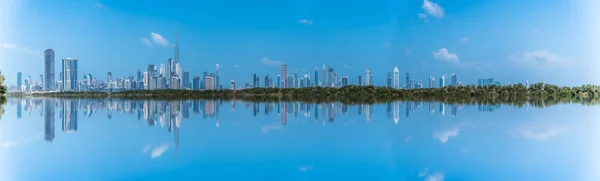 Vista Incrível Burj Khalifa Torre Mais Alta Mundo Juntamente Com Imagens Royalty-Free