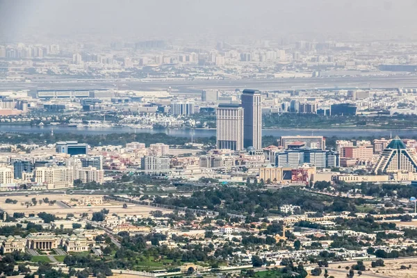 Aerial View Dubai Skyline Amazing Rooftop View Dubai Sheikh Zayed — Stock Photo, Image