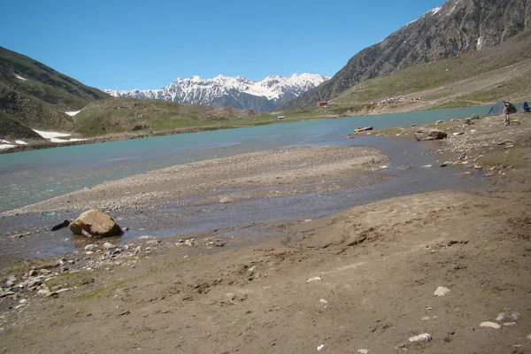 Hermosa Vista Del Lago Montañoso Saiful Muluk Valle Naran Distrito —  Fotos de Stock