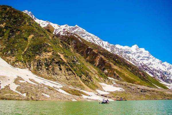 Όμορφη Θέα Της Ορεινής Λίμνης Saiful Muluk Στο Naran Valley — Φωτογραφία Αρχείου