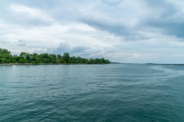 Dramatic Cloudy Sky Ottawa River Toronto Canada — стокове фото