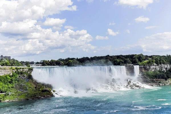 Водоспад Кінсі Англ Horseshoe Falls Також Відомий Канадський Водоспад Літній — стокове фото