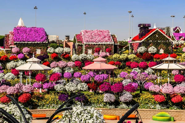 Wunderschöne Blühende Landschaft Des Wundergartens Mit Über Millionen Blumen Einem — Stockfoto