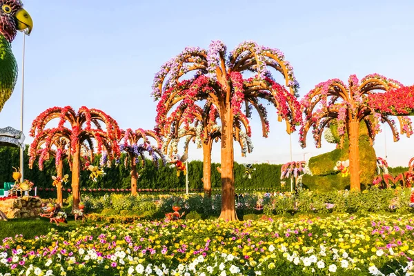 Beautiful Flourish Landscape Miracle Garden Million Flowers Sunny Day Flower — Stock Photo, Image