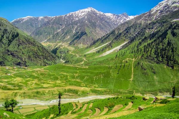 Belle Vue Sur Montagne Lalazar Dans Vallée Naran District Mansehra — Photo