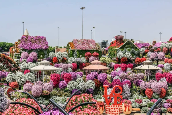 Wunderschöne Blühende Landschaft Des Wundergartens Mit Über Millionen Blumen Einem — Stockfoto