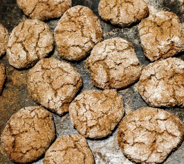 Cookies à l'avoine faits à la maison — Photo