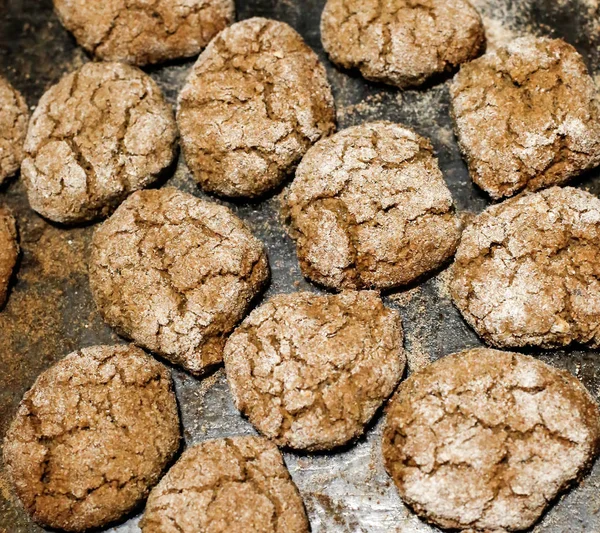 Galletas de avena hechas en casa —  Fotos de Stock