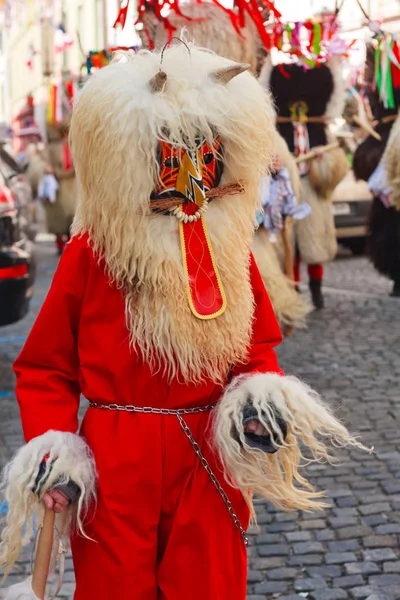 Máscara de carnaval tradicional eslovena antigua kurda — Foto de Stock