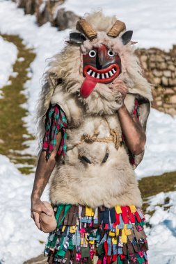 Sloven geleneksel karnaval maskesi 