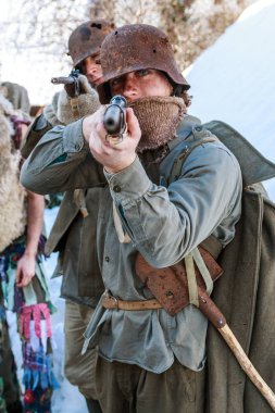 Sloven geleneksel karnaval maskesi 