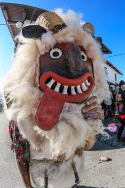 Sloven geleneksel karnaval maskesi 