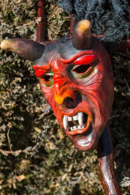 Sloven geleneksel maske Skoromati 