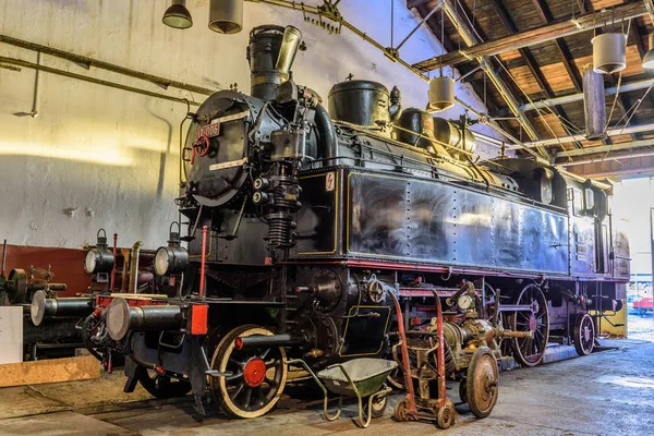Eski buhar tren motorları demiryolu Müzesi'ndeki Park