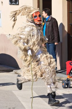 Laufar Slovence geleneksel maske