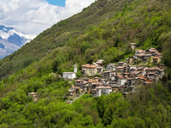 Pueblo Montaña Noceno Lombardía Los Alpes Italianos — Foto de Stock