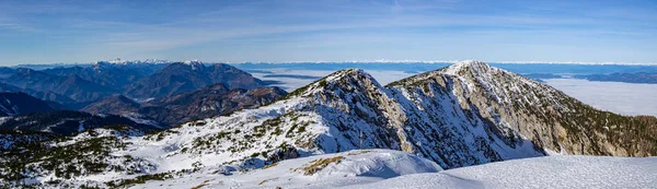 Panoramic View Kamnik Savinja Alps Top Peca Mountain Slovenia — ストック写真