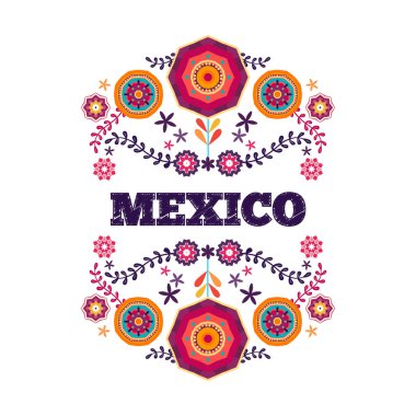 Meksikalı model, güzel etnik ornamert