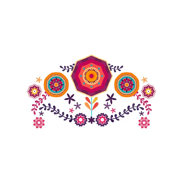 Mexican pattern, beautiful ethnic ornamert — Stock Vector