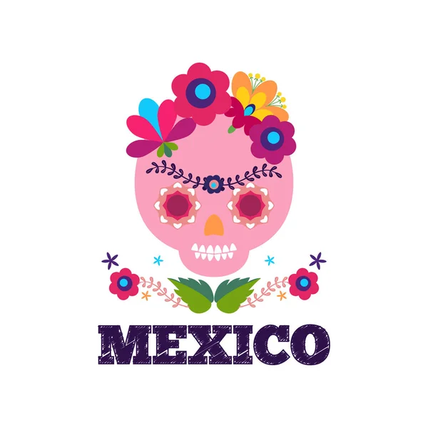 Patrón mexicano, hermoso ornamento étnico — Vector de stock