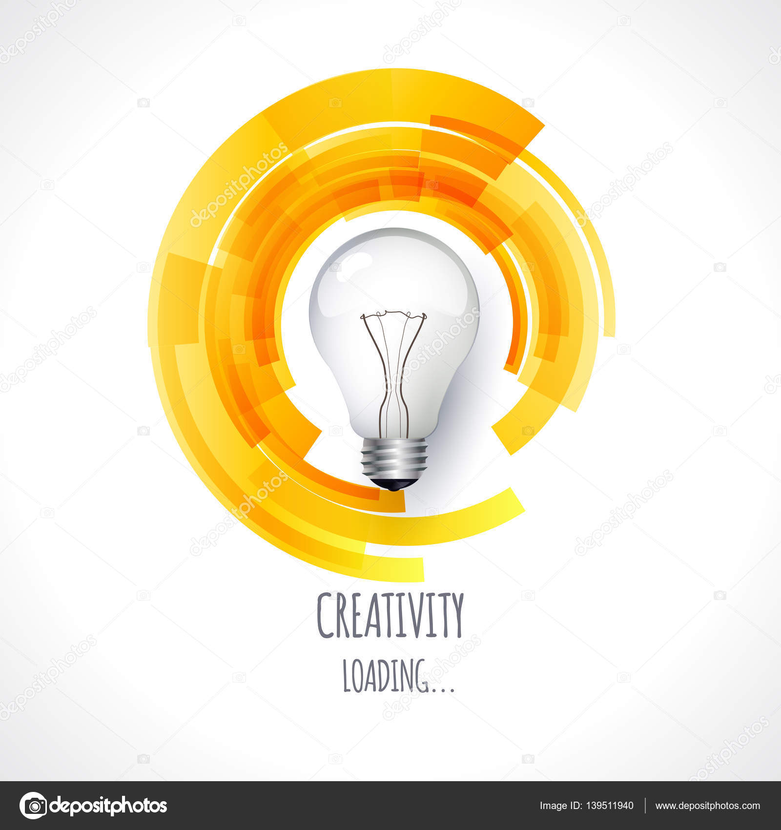 Idea. Design of progress bar, loading creativity Stock Vector Image by ...
