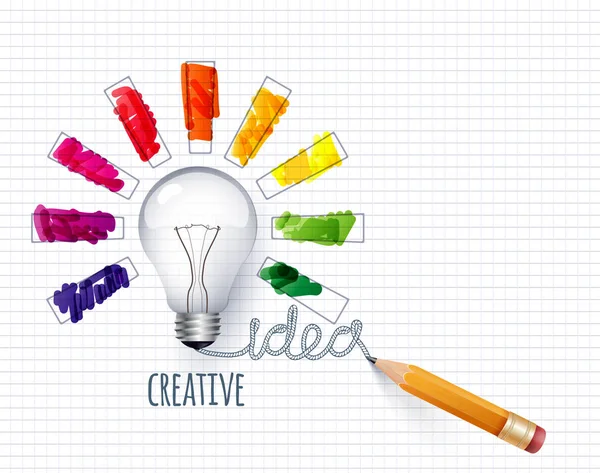 Fikir. İlerleme çubuğu, yaratıcılık yükleme tasarımını