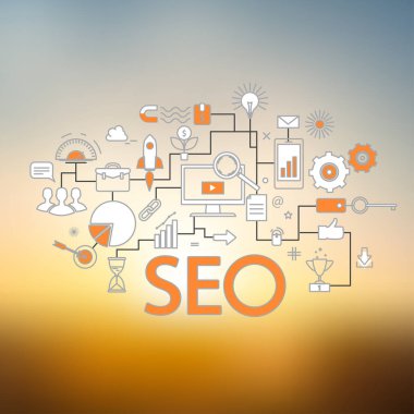 Analytics bilgi ve Web sitesi Seo optimizasyonu arama