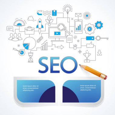 Analytics bilgi ve Web sitesi Seo optimizasyonu arama