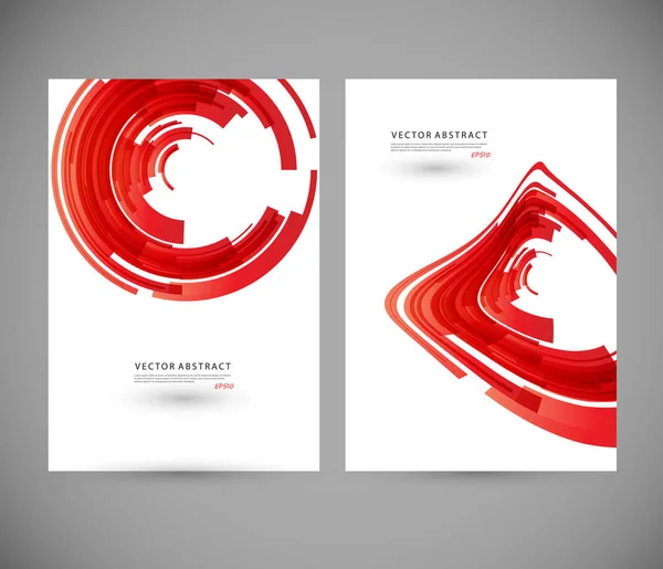 Abstract brochure template — Stock Vector