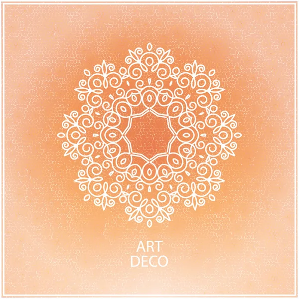 Fondo de ornamentación india — Vector de stock