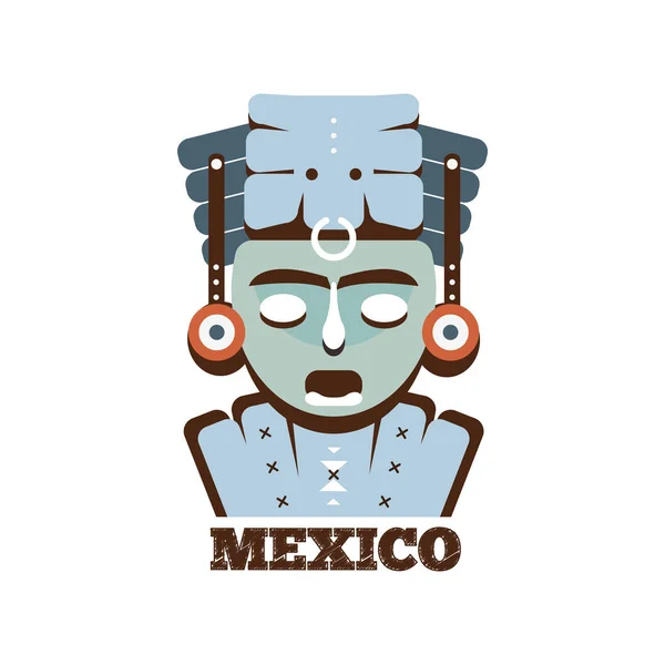 Мексиканская маска — стоковый вектор