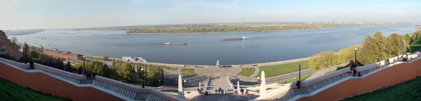 Panorama Chkalov Stairs Summer Nizhny Novgorod — Stock Photo, Image