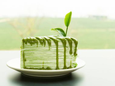 Matcha krep pasta