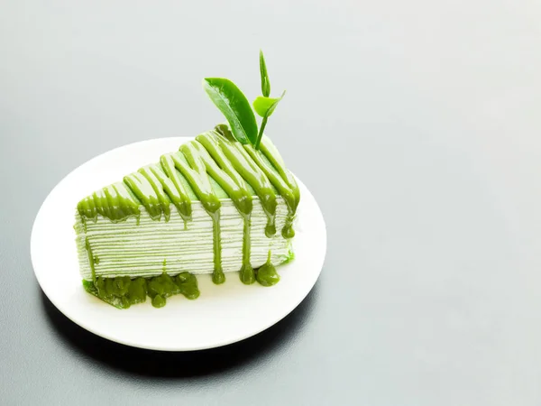 yeşil çay krep pasta