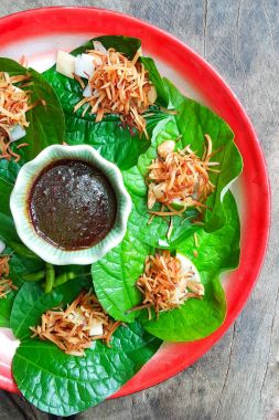 Bir kraliyet Yaprak Sarma meze