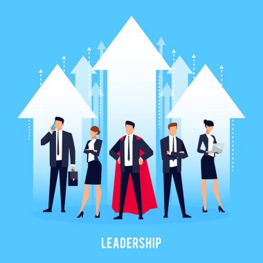 İş takım düz bir tarzda.