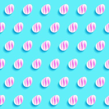 Sorunsuz model çizgili yumurta.