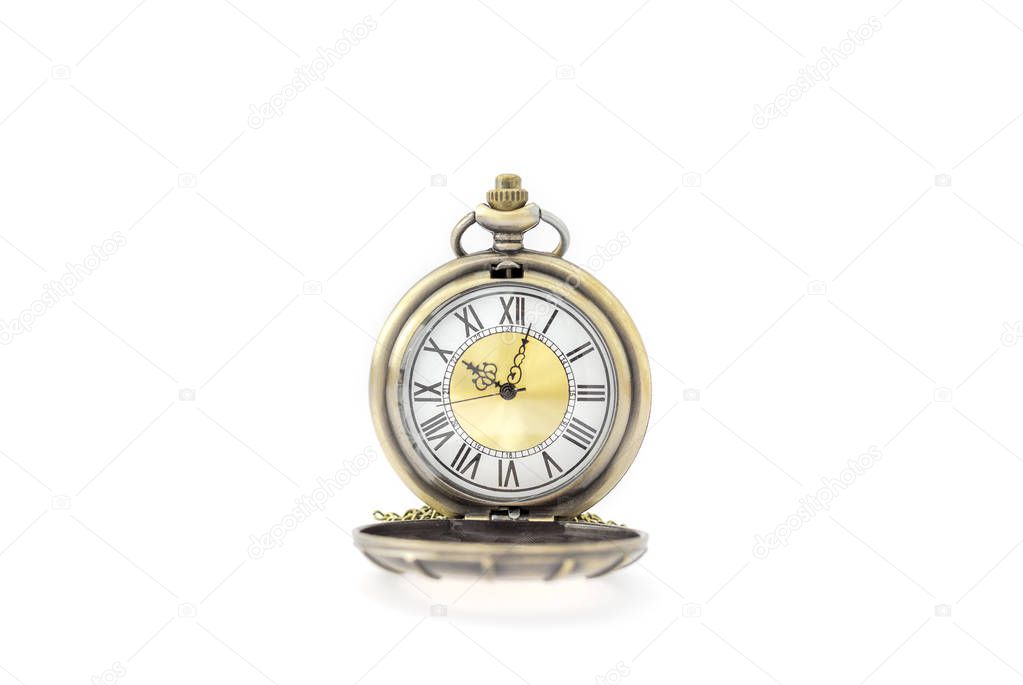 Old dirty pocket watch 