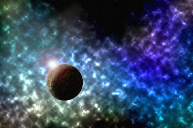 yıldızların ve galaksilerin uzayda