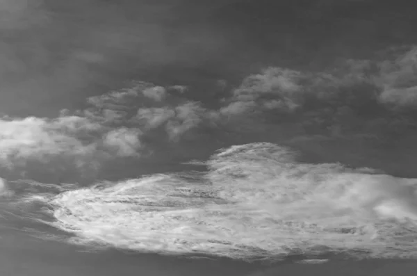 Clouds Sky Background Black White — Stock Photo, Image