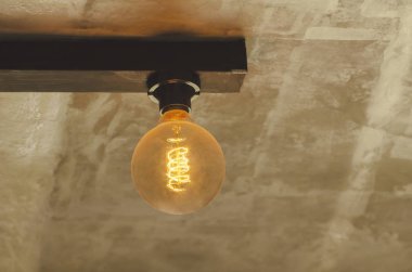 Eski vintage aydınlatma dekor