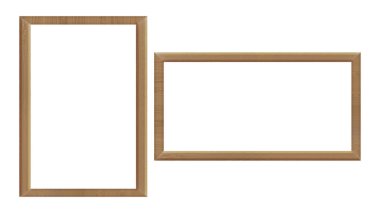 2 ahşap fotoğraf seti -