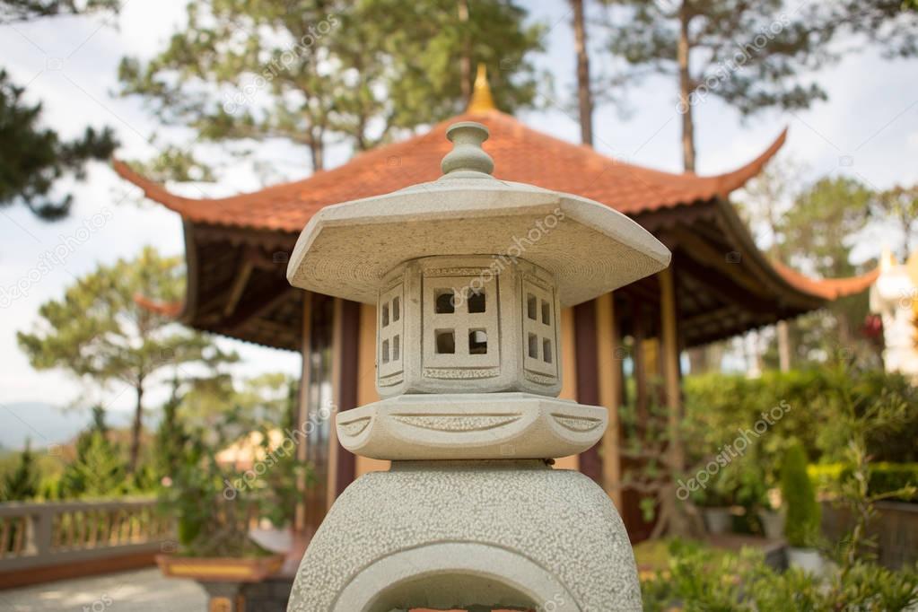 a souvenir in the form of a pagoda